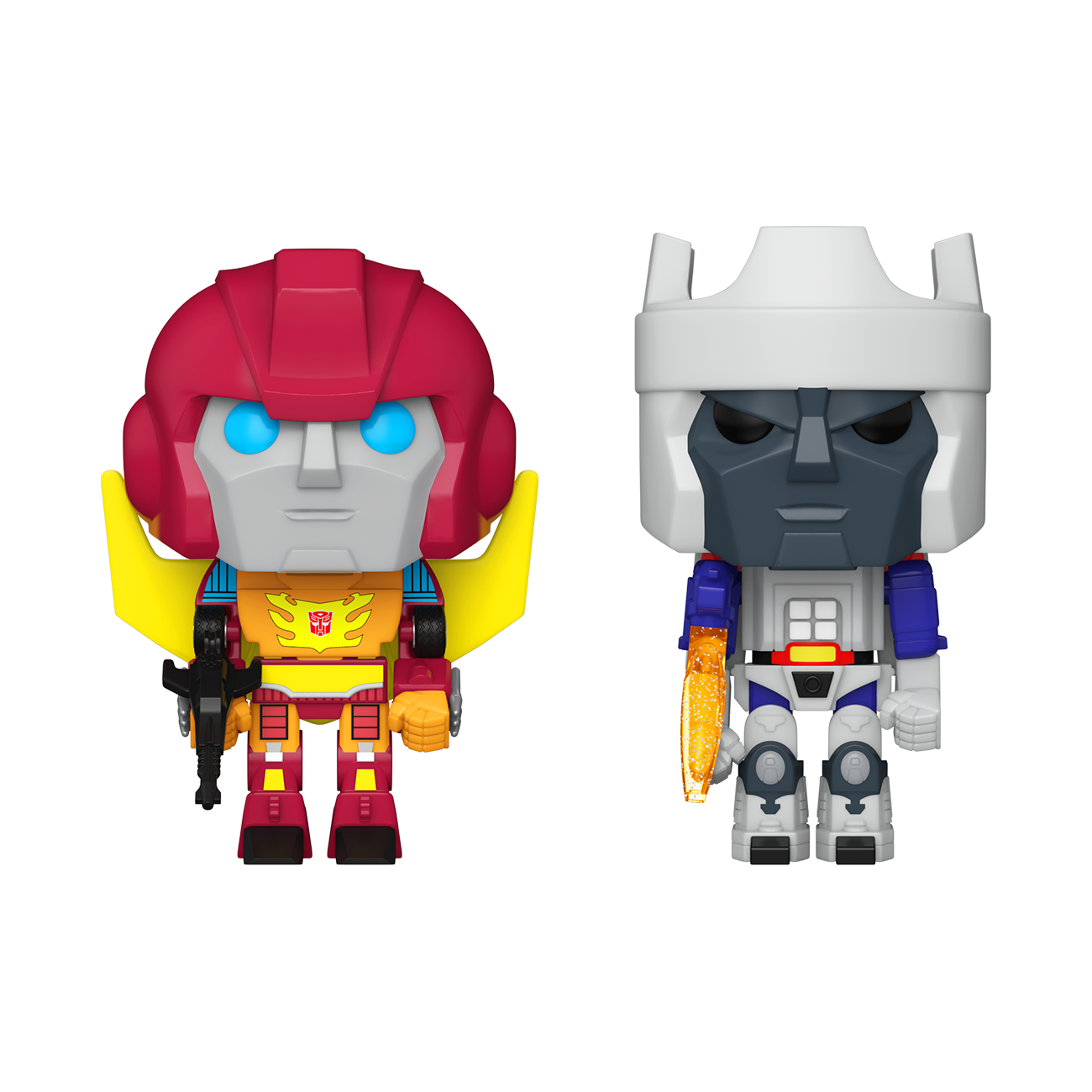 Funko Pop Television Transformers Rodimus Prime And Galvatron Vinyl Figure Set 2 Pack 2023 San 