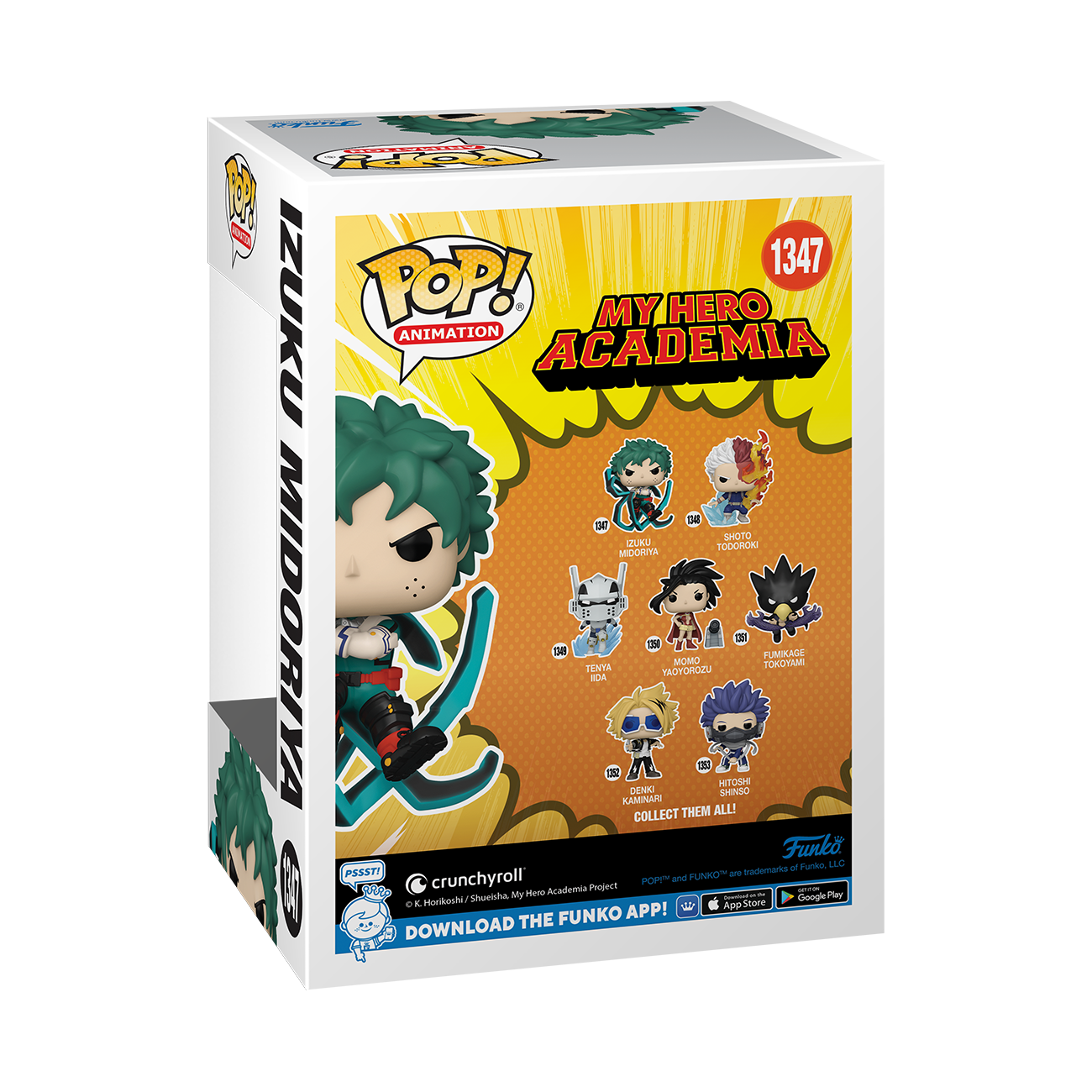 Funko POP! Animation: My Hero Academia Deku with Blackwhip 5-in Vinyl Figure