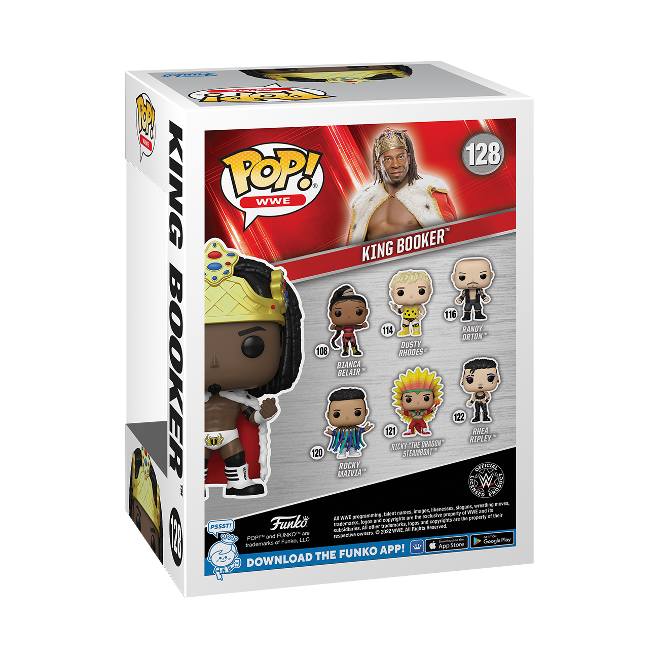 Funko POP! WWE: King Booker 4-in Vinyl Figure