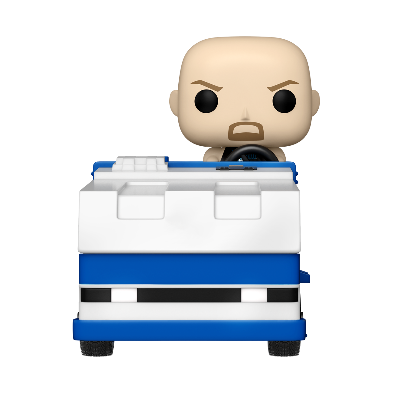 Funko POP! Rides: Stone Cold Steve Austin with Ice Machine 6.6-in Vinyl  Figure