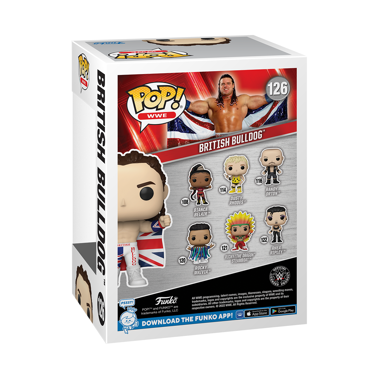 Funko POP! WWE: British Bulldog 4-in Vinyl Figure