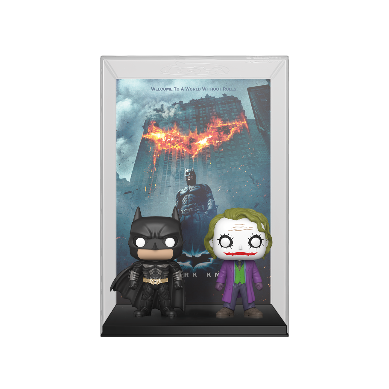 Funko POP! Movie Poster: The Dark Knight Batman and The Joker Vinyl Figure  2-Pack Set with Poster