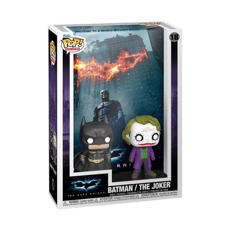 Funko POP! Movie Poster: The Dark Knight Batman and The Joker Vinyl Figure  2-Pack Set with Poster