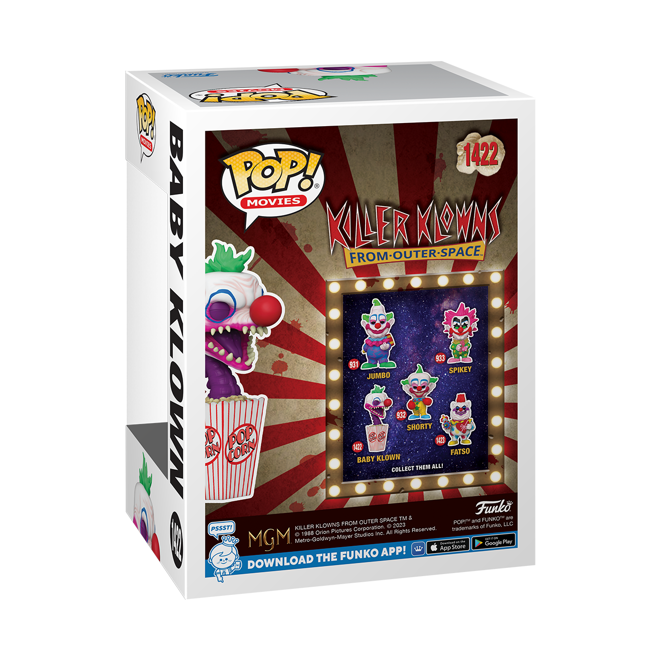 Funko POP! Movies: Killer Klowns from Outer-Space Baby Klown 5.75-in Vinyl Figure
