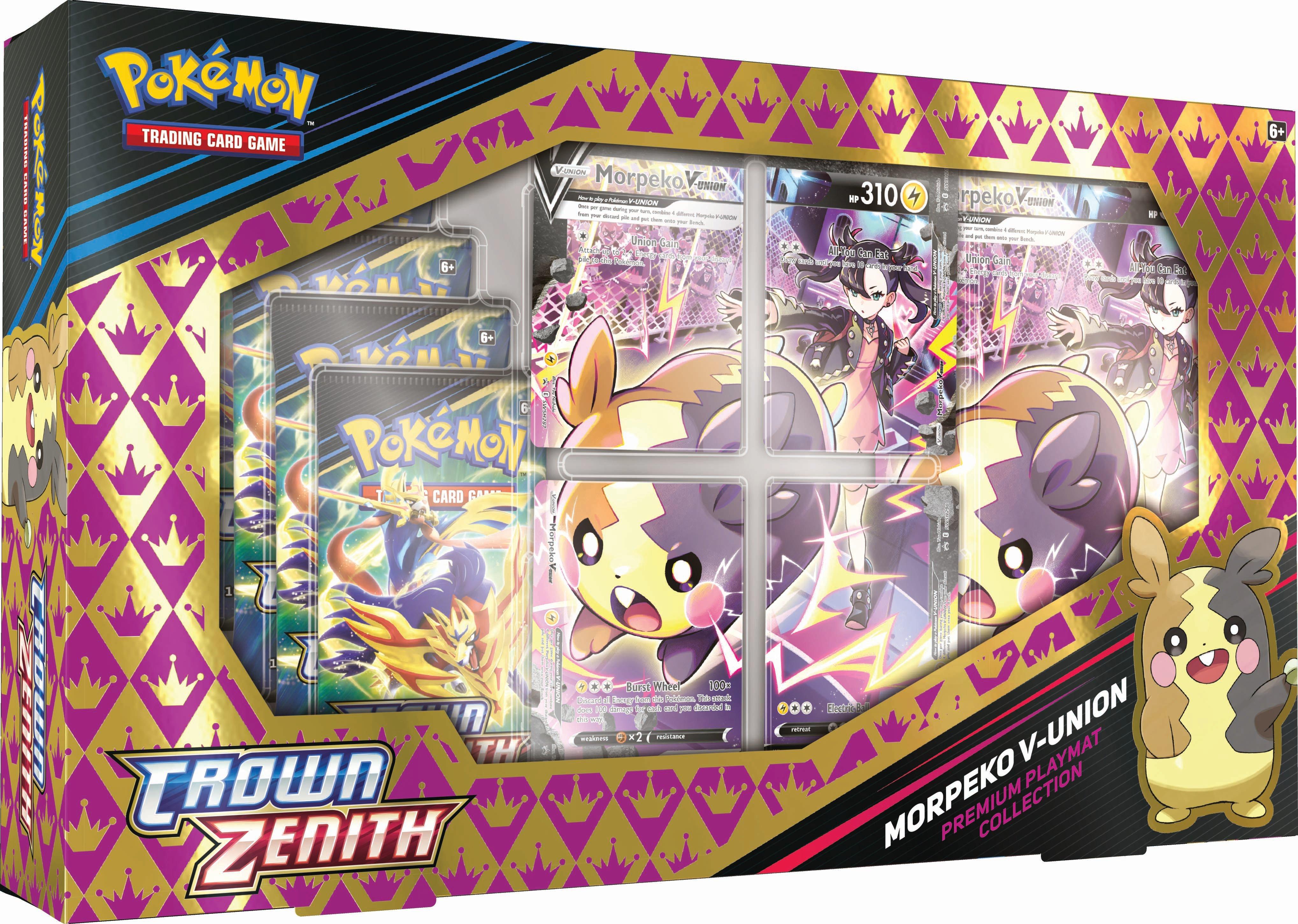 Pokemon Trading Card Game: Crown Zenith Morpeko V-UNION Premium Playmat Collection