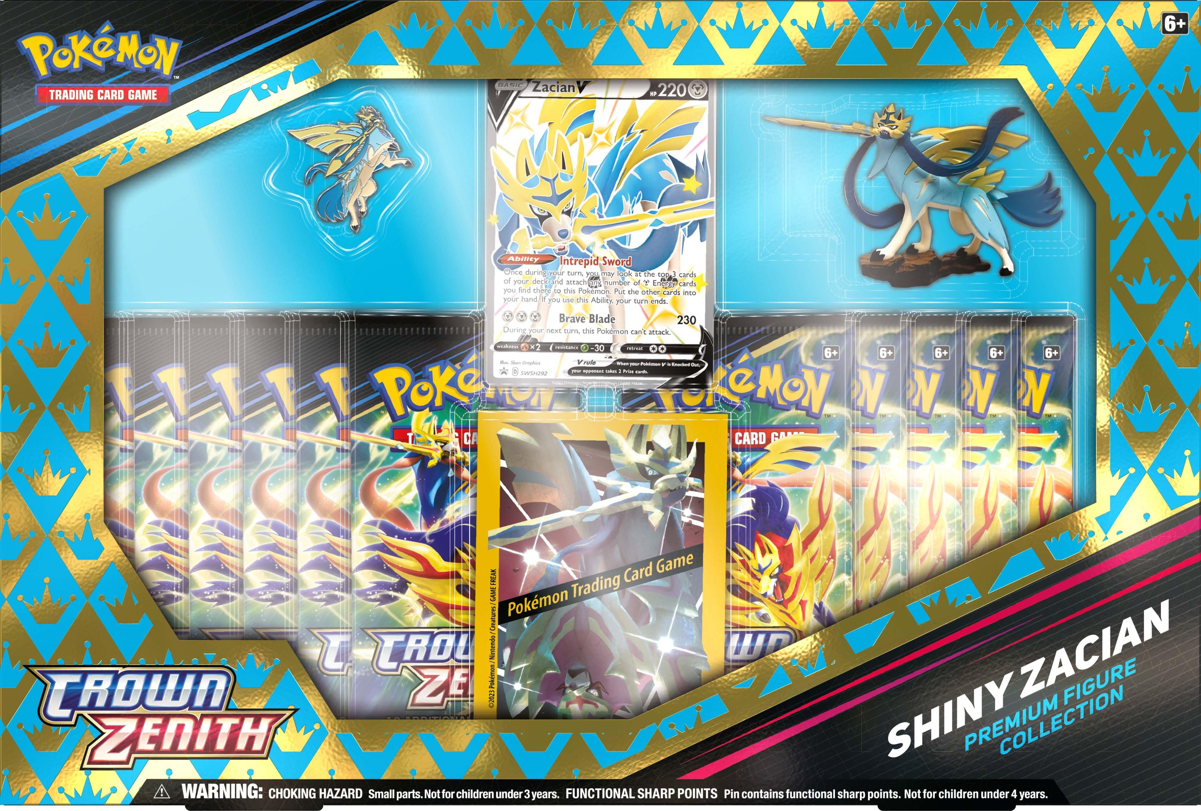 Pokemon Trading Card Game: Crown Zenith Premium Figure Collection (Styles May Vary)
