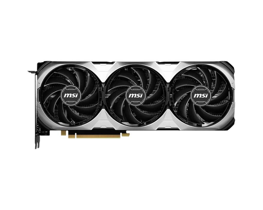 MSI GeForce RTX 4070 Ti VENTUS 3X OC GPU 12GB GDDR6X PCI Express 4.0 RGB  Triple Fan DLSSS 3 Graphics Card G407TV3X12C