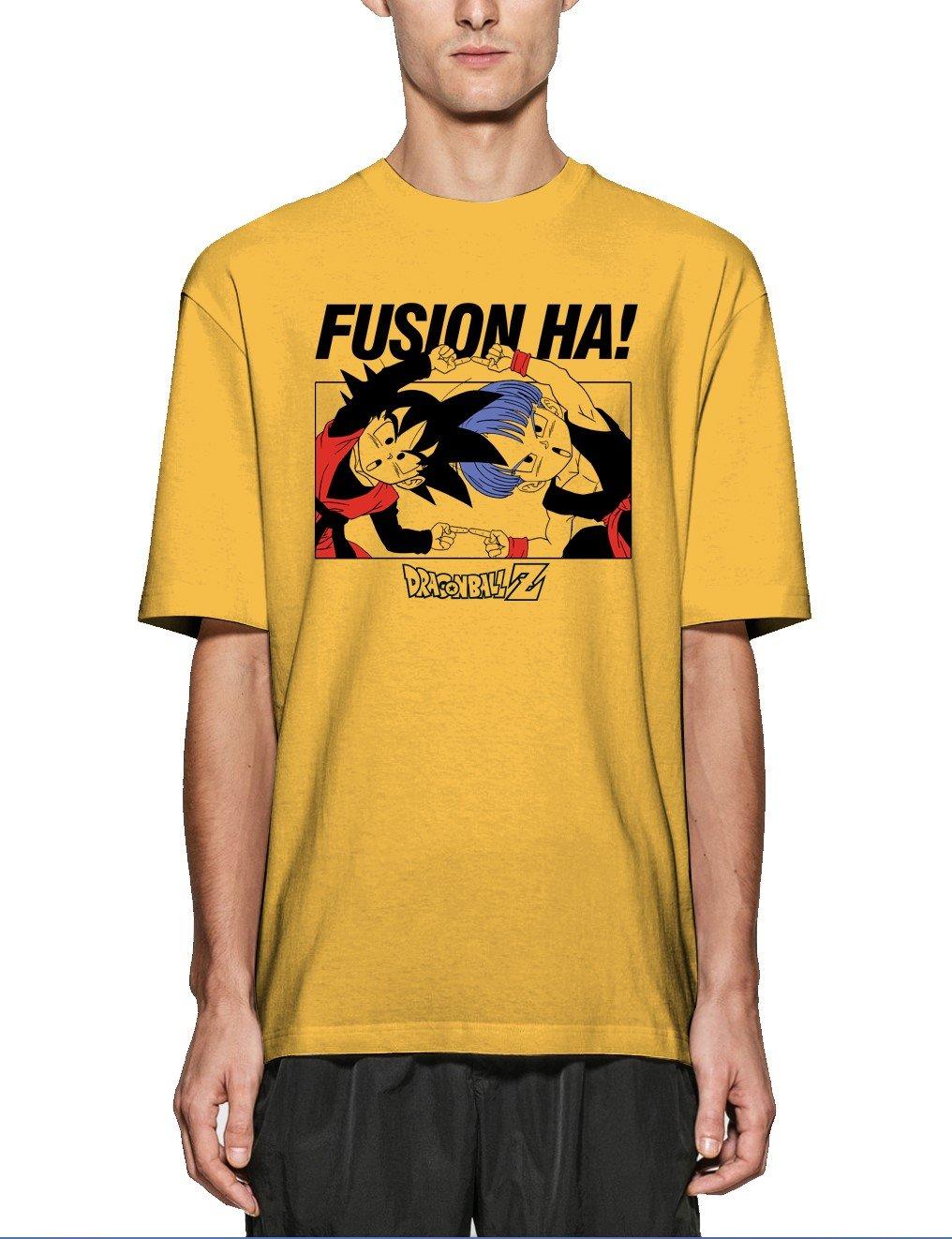 Dragon Ball Z Goten Trunks Fushion Ha Gold Unisex Short Sleeve