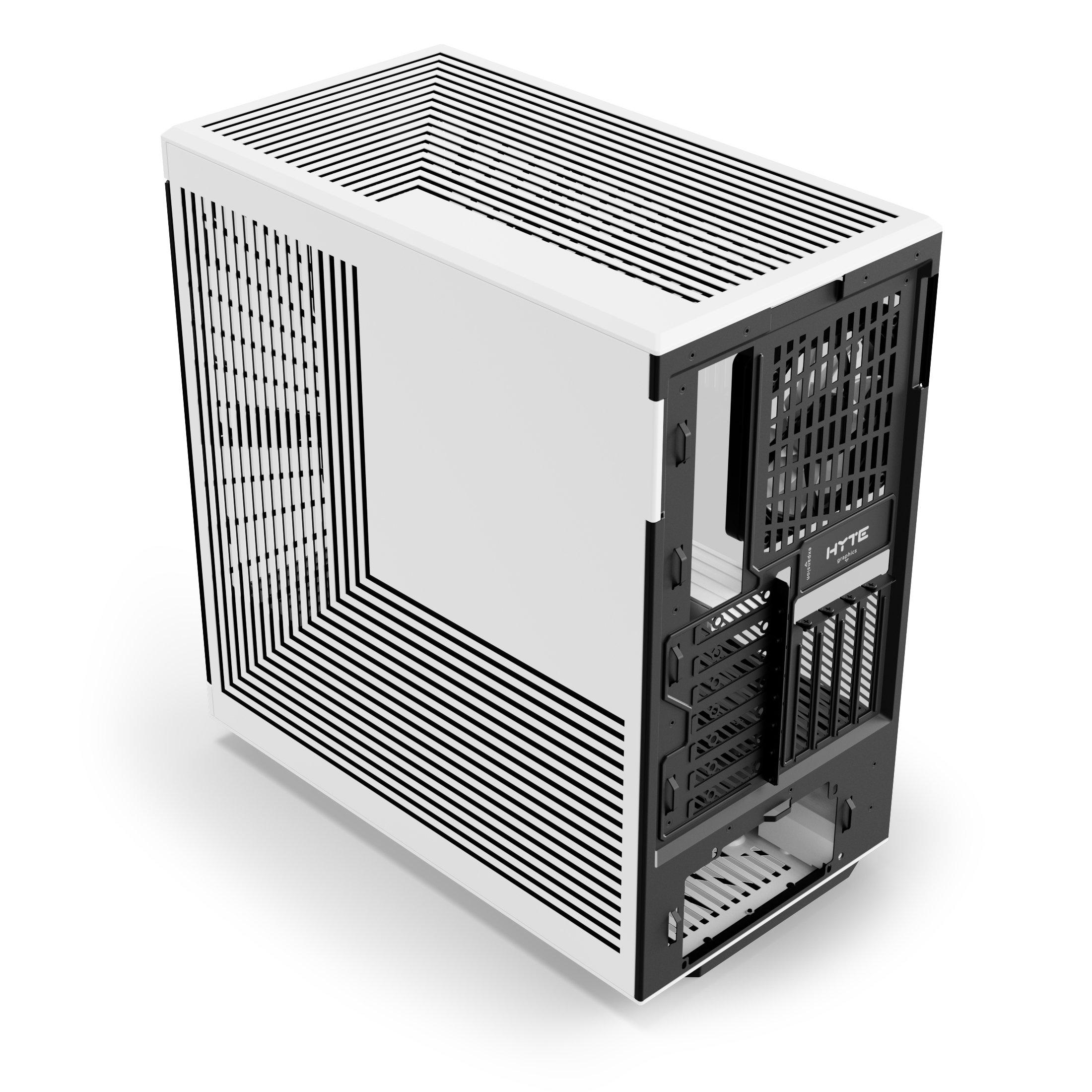 HYTE Y40 S-Tier Aesthetic Panoramic Tempered Glass Mid-Tower ATX Computer Gaming Case with PCIE 4.0 Riser Cable