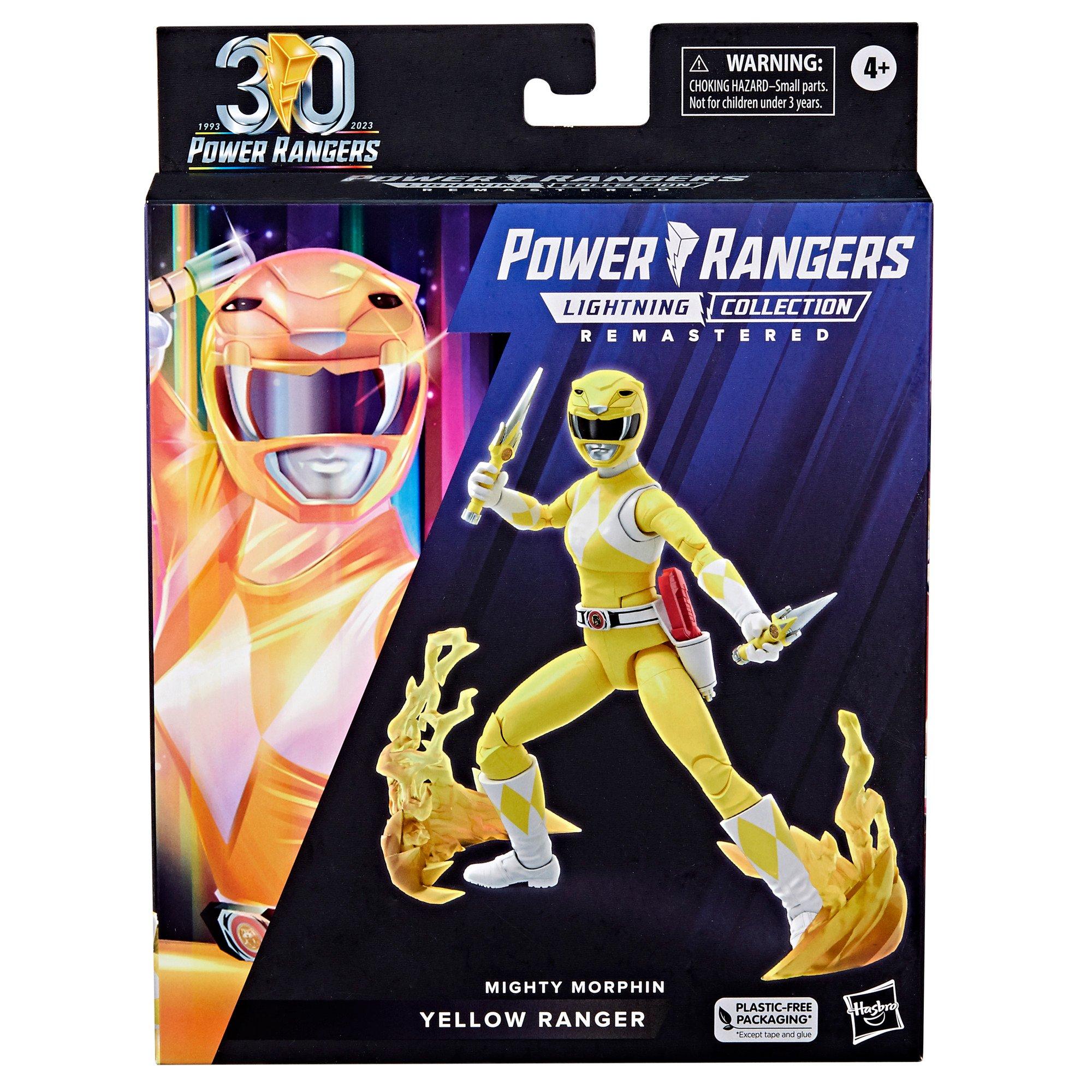 Hasbro Power Rangers Lightning Collection Remastered Mighty Morphin Yellow Ranger 6-in Action Figure