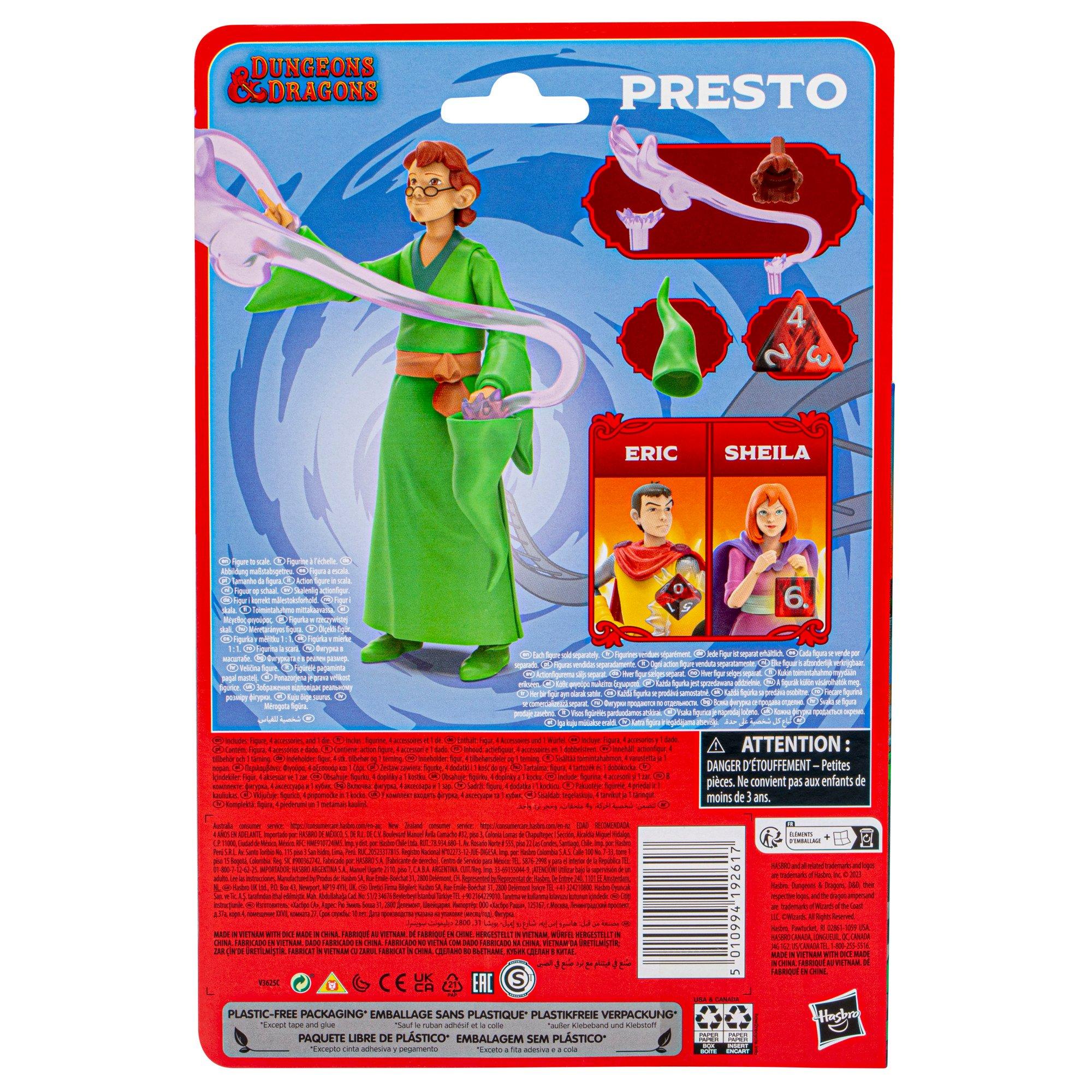 Hasbro Dungeons and Dragons Presto 6-in Action Figure with d4 Die