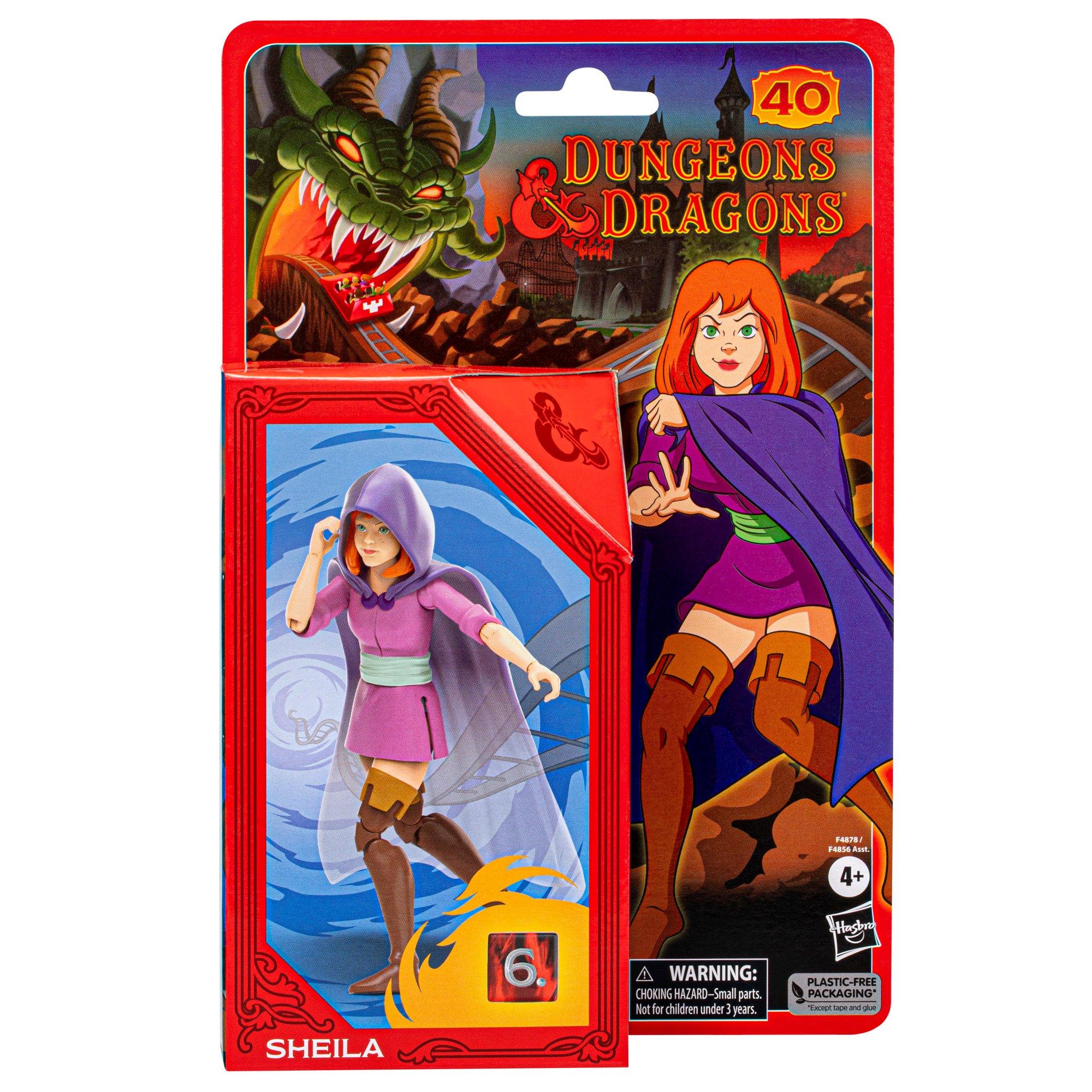 Hasbro Dungeons and Dragons Sheila 6-in Action Figure with d6 Die