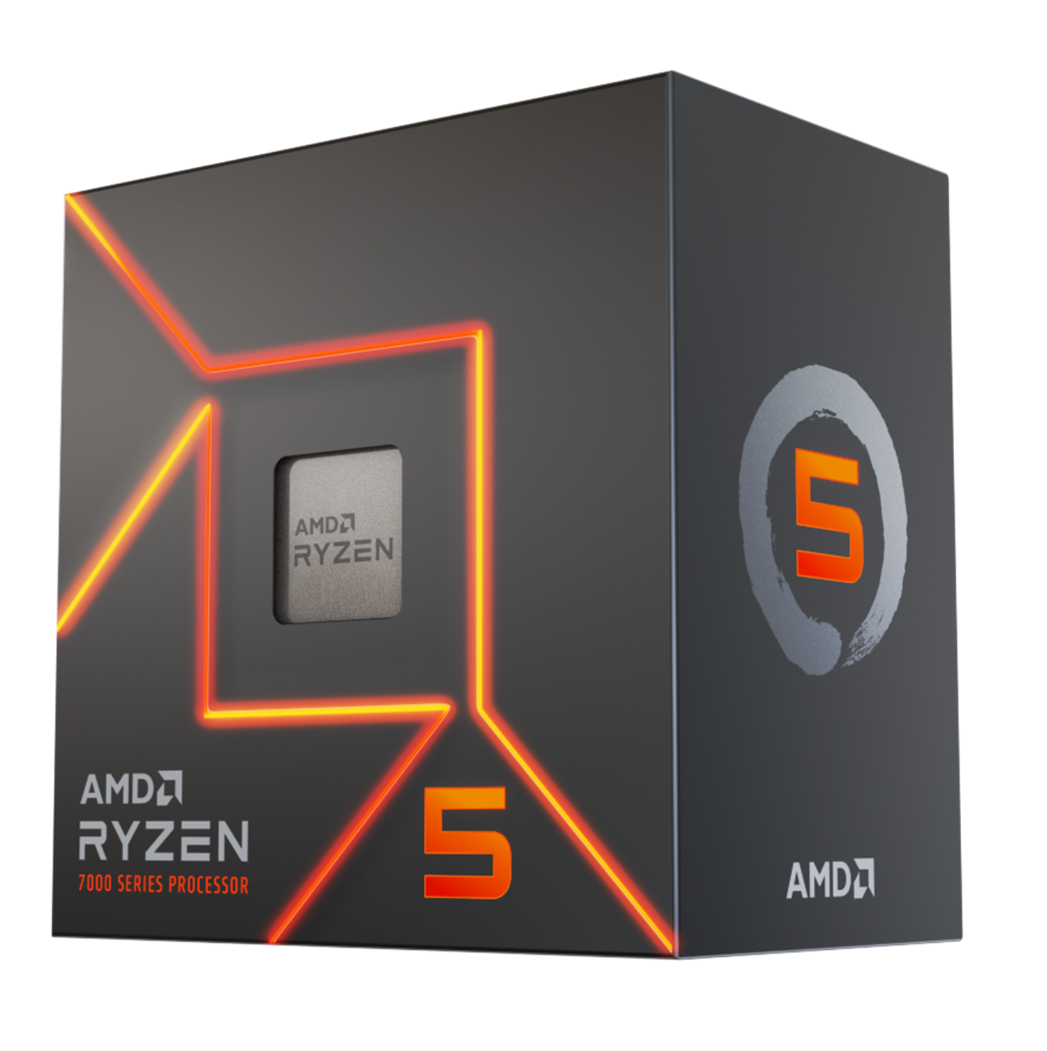 AMD Ryzen 5 7600 38MB Zen 4 CPU 6-Core 12-Thread 3.8GHz AM5 Wraith Stealth AMD Radeon Graphics Desktop Processor 100-100001015BOX