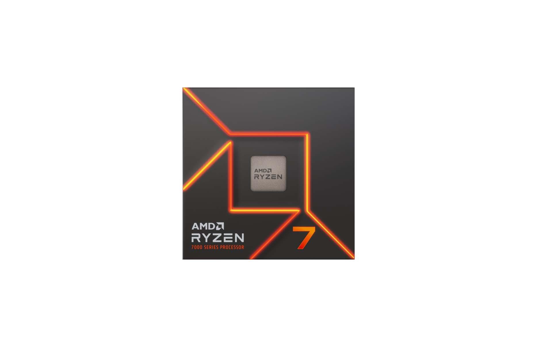 AMD Ryzen 7 7700 - Ryzen 7 - 8 Core Socket AM5 65W AMD Radeon Graphics  Processor (100-100000592BOX) 