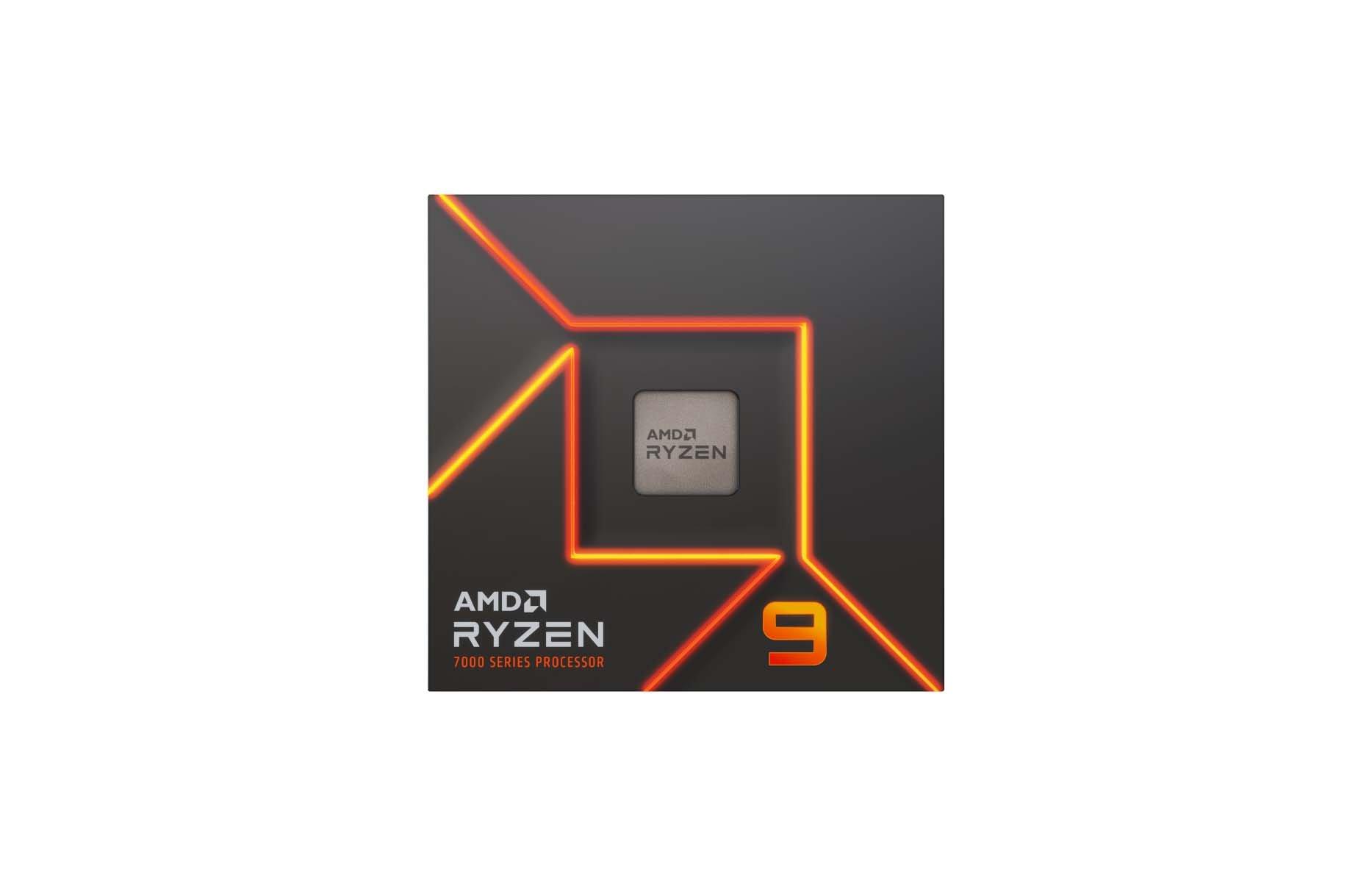 AMD Ryzen 9 7900 76MB Zen 4 CPU 12-Core 24-Thread 4.7GHz AM5 AMD Wraith Prism AMD Radeon Graphics Desktop Processor 100-100000590BOX
