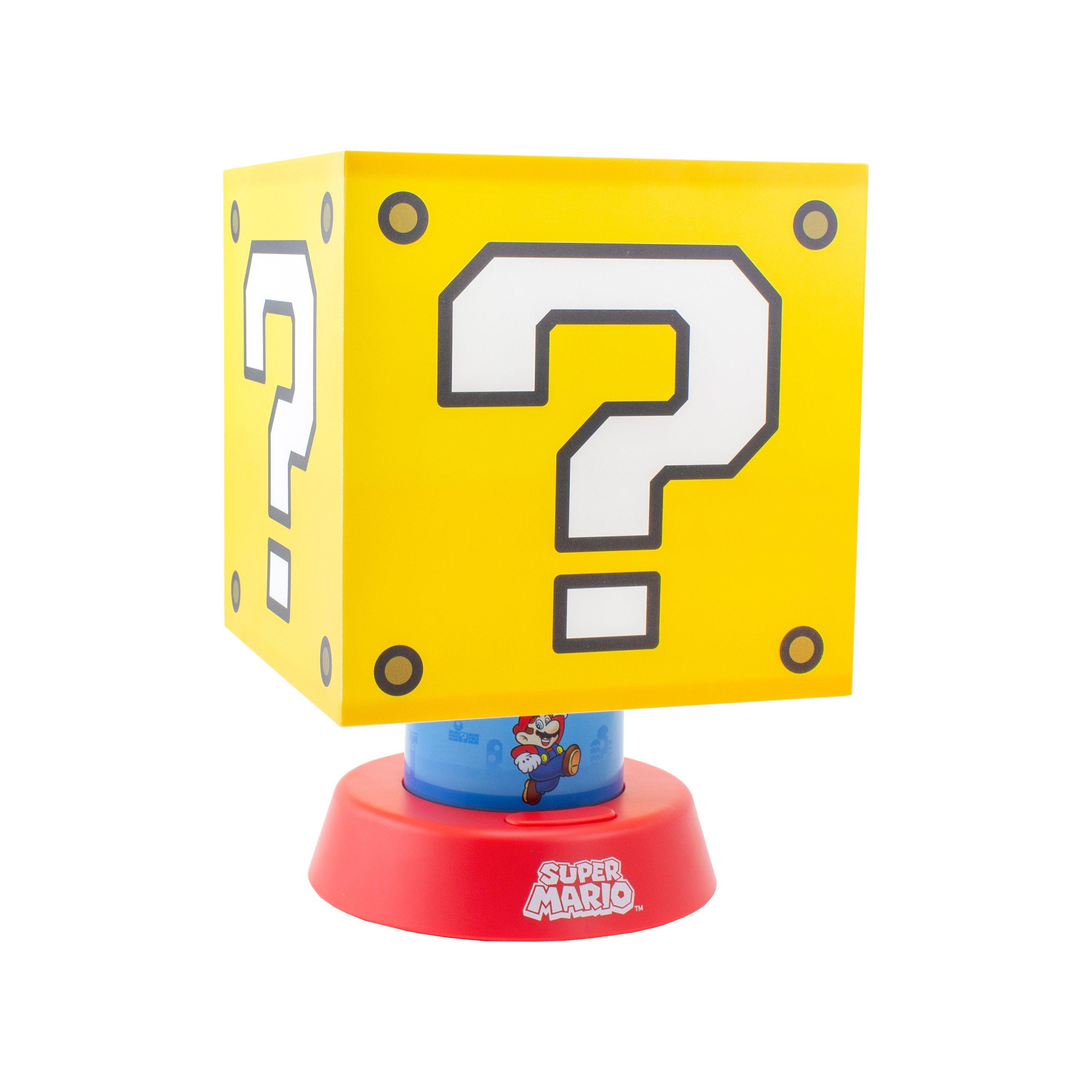 Super Mario Bros. Question Block with Mario Lamp | GameStop