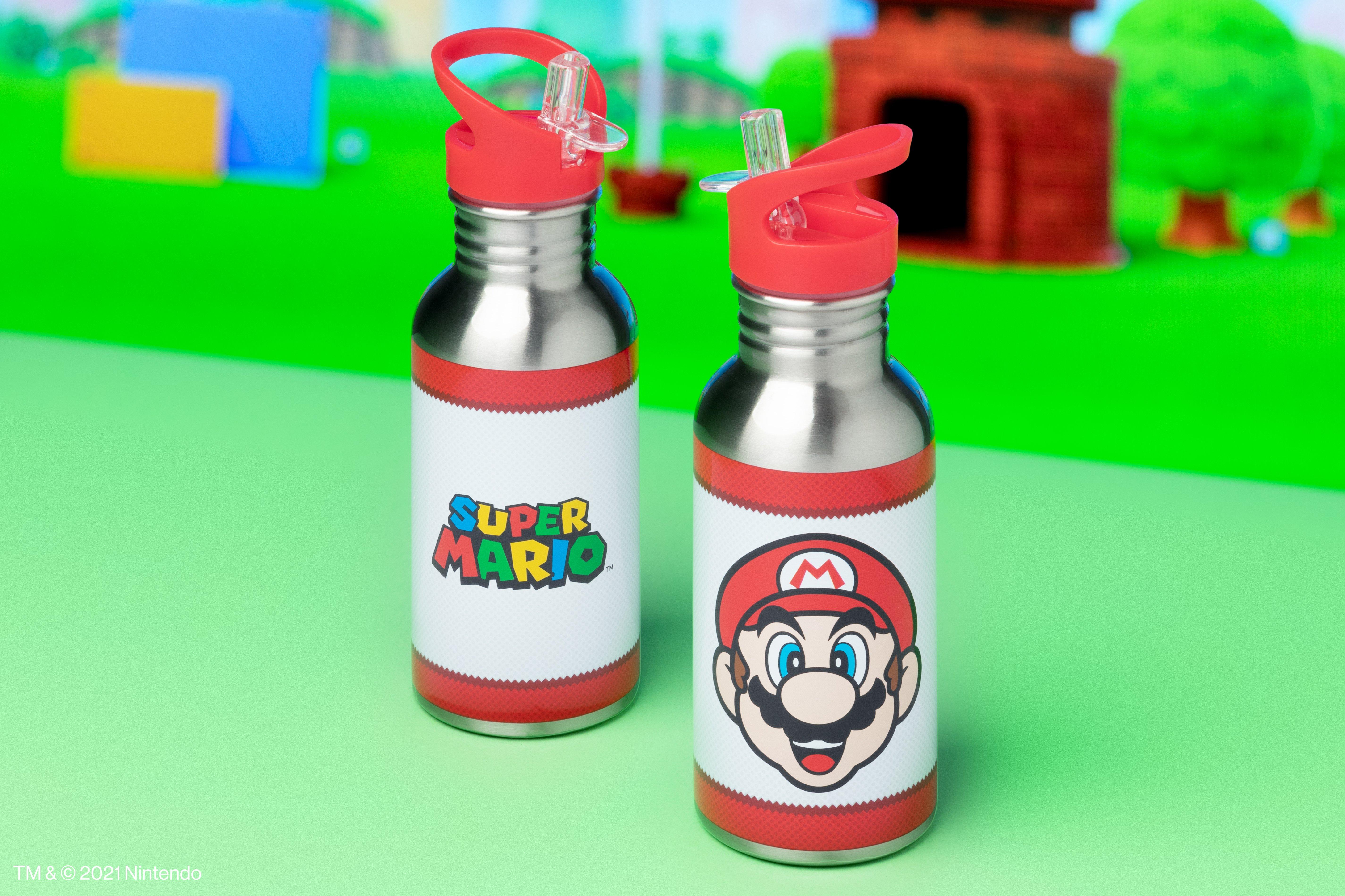 Stainless Kids Water Bottle Direct Drinking Super Mario 580ml Boys SDC6N-A