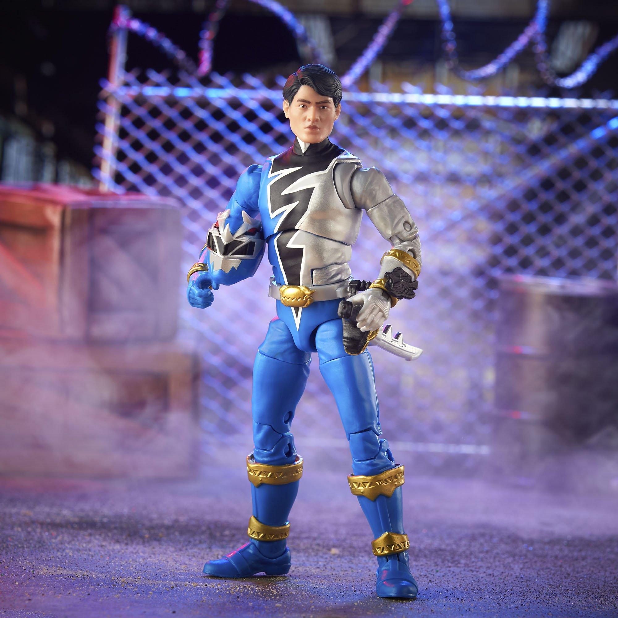 Hasbro Power Rangers Lightning Collection Dino Fury Blue Ranger 6-in Action Figure