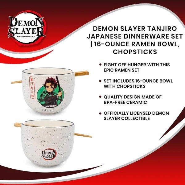 3 Piece Demon Slayer Tanjiro Mug Gift Set