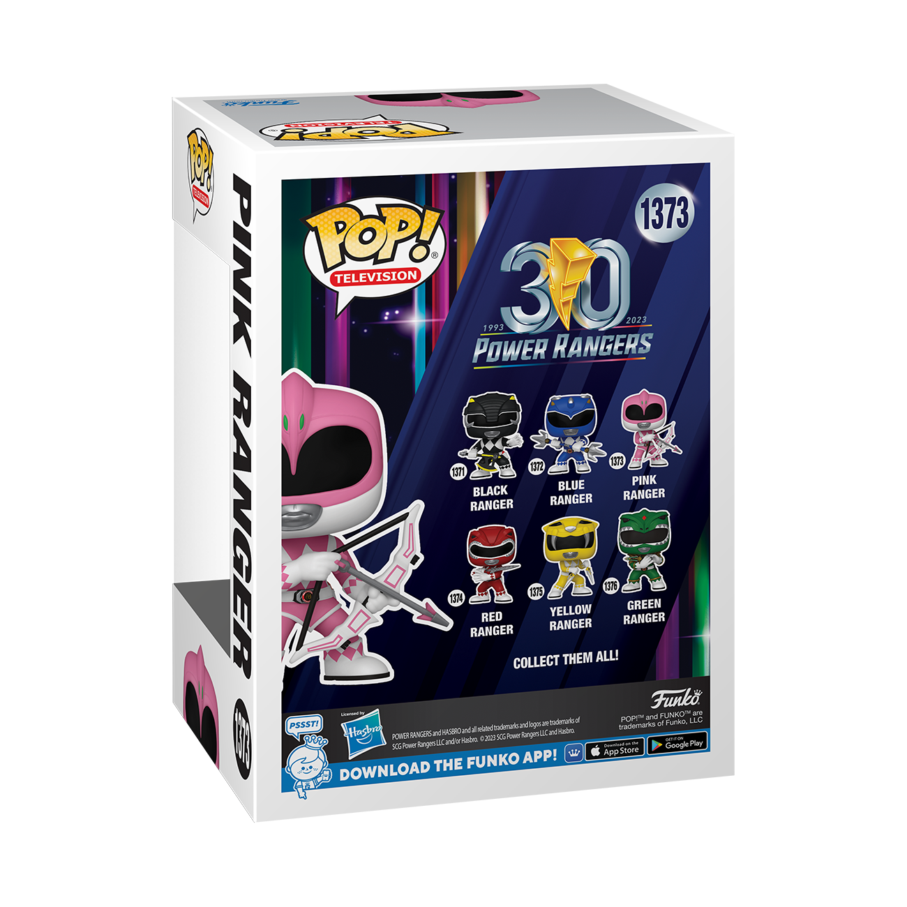 Funko POP! Television: Mighty Morphin Power Rangers 30th Anniversary Pink  Ranger 3.9-in Vinyl Figure