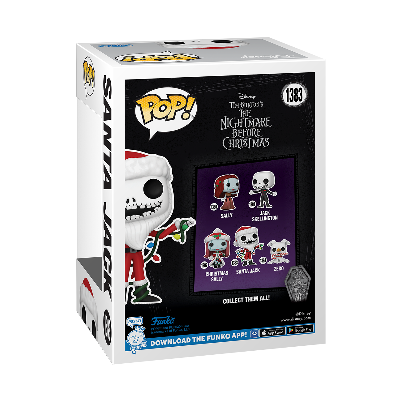 Funko Pop Art Série Disney Jack Skellington