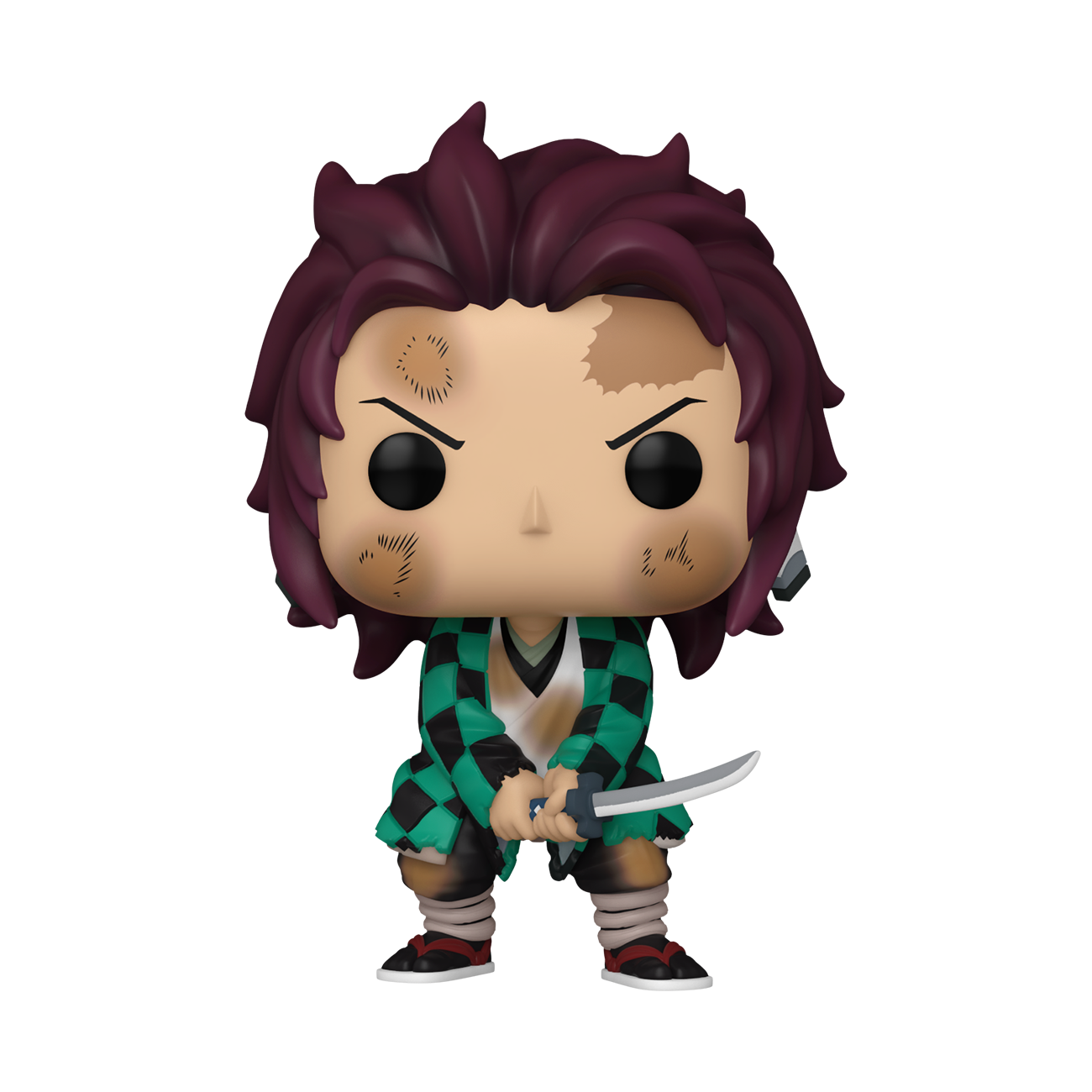 Funko POP Animation: Demon Slayer- Tanjiro(Training) 4-in Vinyl Figure