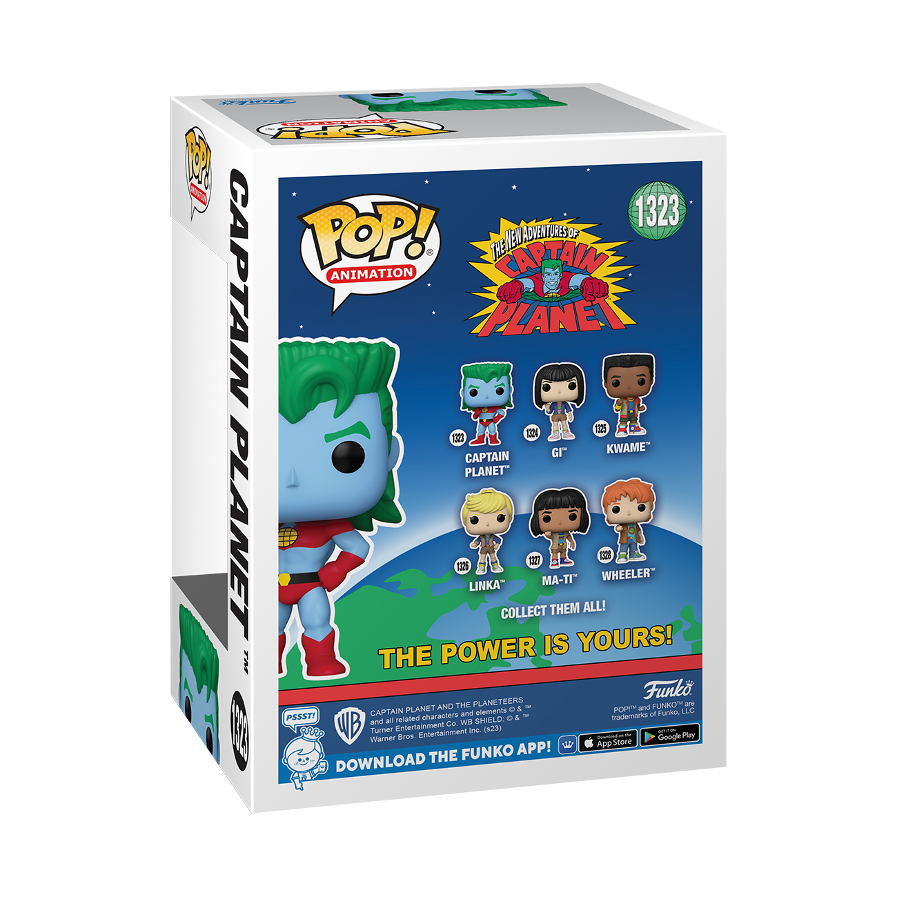 The New Adventures of Captain Planet Funko Pop! Animation Complete Set (6)  - CLARKtoys