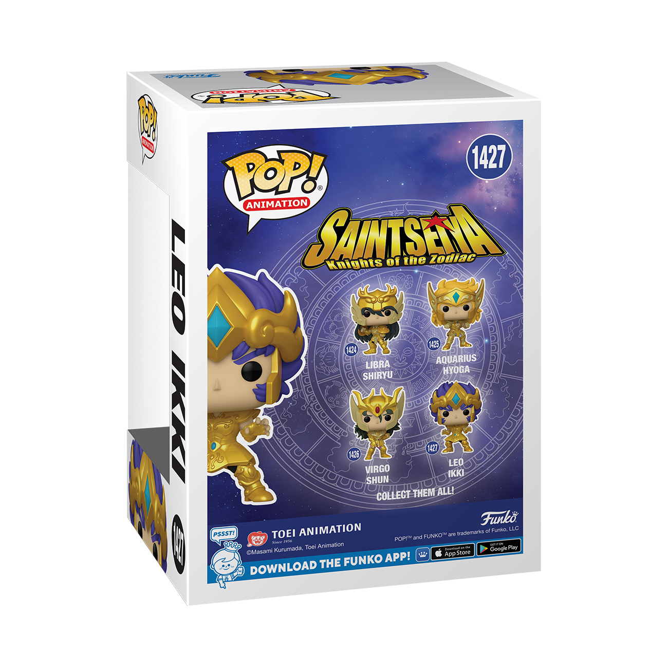 Funko POP! Animation: Saint Seiya: Knights of the Zodiac Leo Ikki 4.6-in  Vinyl Figure