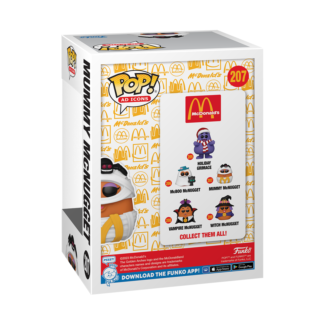 Ad icons McDonald's Mummy McNugget 207 Funko Pop! Vinyl figure