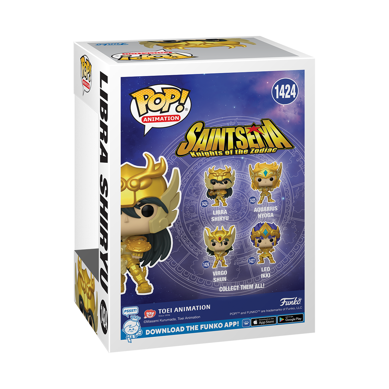 Funko POP! Animation: Saint Seiya: Knights of the Zodiac Libra Shiryu  4.45-in Vinyl Figure