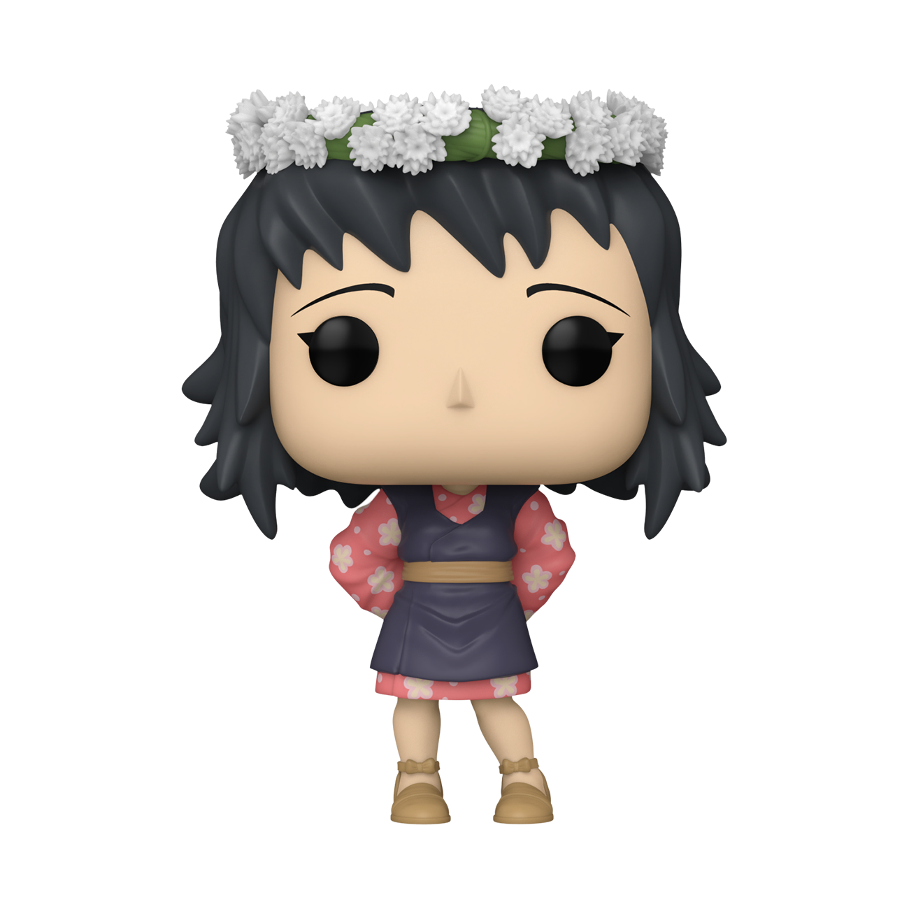 Funko POP! Animation: Demon Slayer: Kimetsu no Yaiba Makomo (Flower Headdress) 4.1-in Vinyl Figure