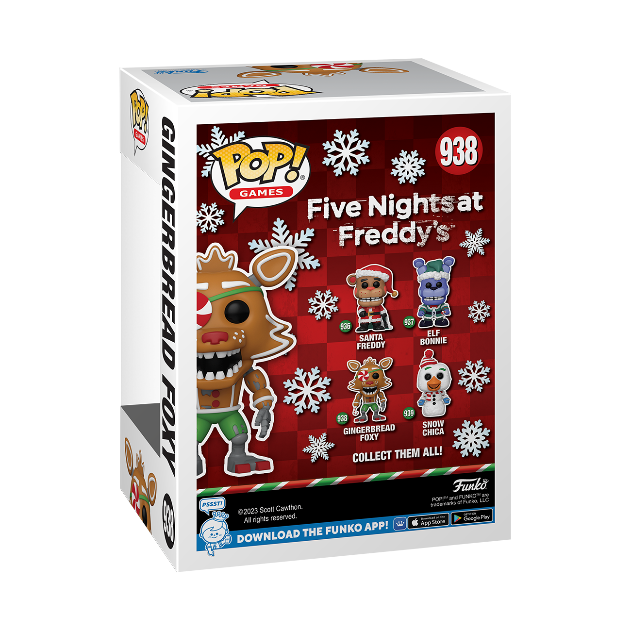 Funko POP! Games: Five Nights at Freddy's: Holiday Season Gingerbread Foxy  5.35-in Vinyl Figure