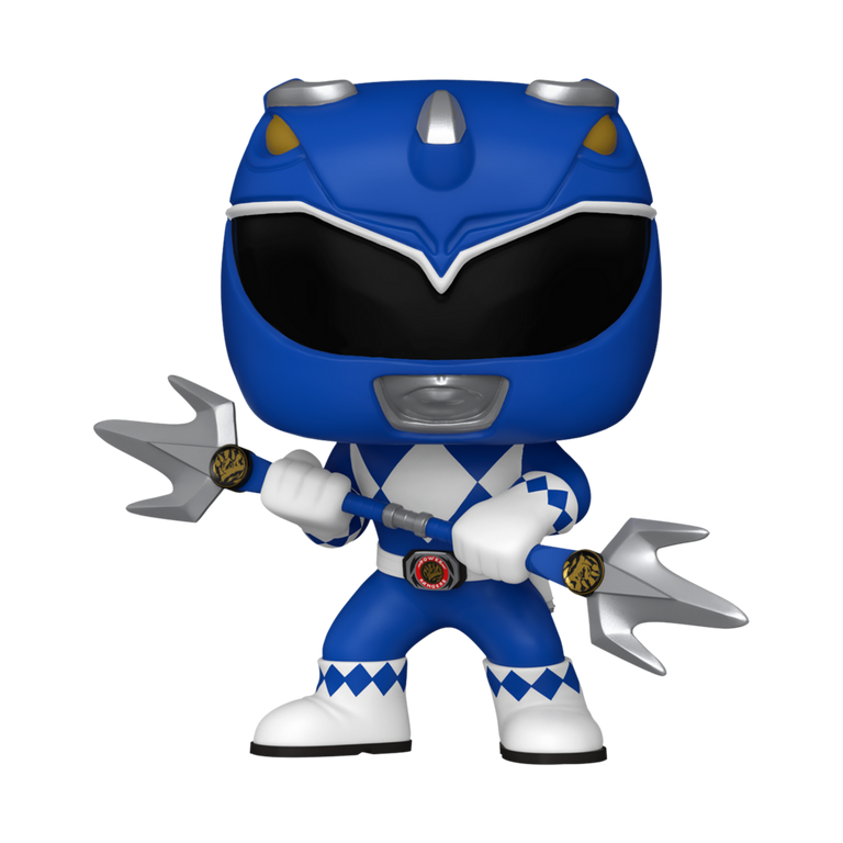 Funko POP! Television: Mighty Morphin Power Rangers 30th Anniversary Blue Ranger 3.85-in Vinyl Figure