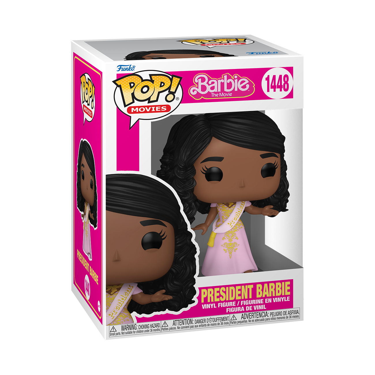 Funko POP! Movies: Barbie: The Movie President Barbie 3.95-in Vinyl Figure