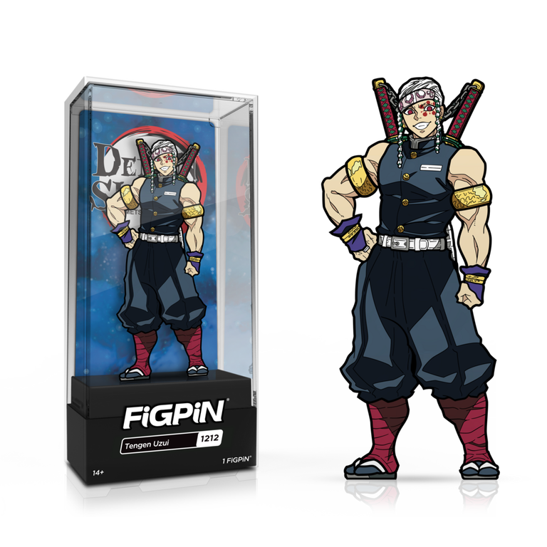 FiGPiN Demon Slayer: Kimetsu no Yaiba Tengen Uzui 3-in Collectible Enamel Pin