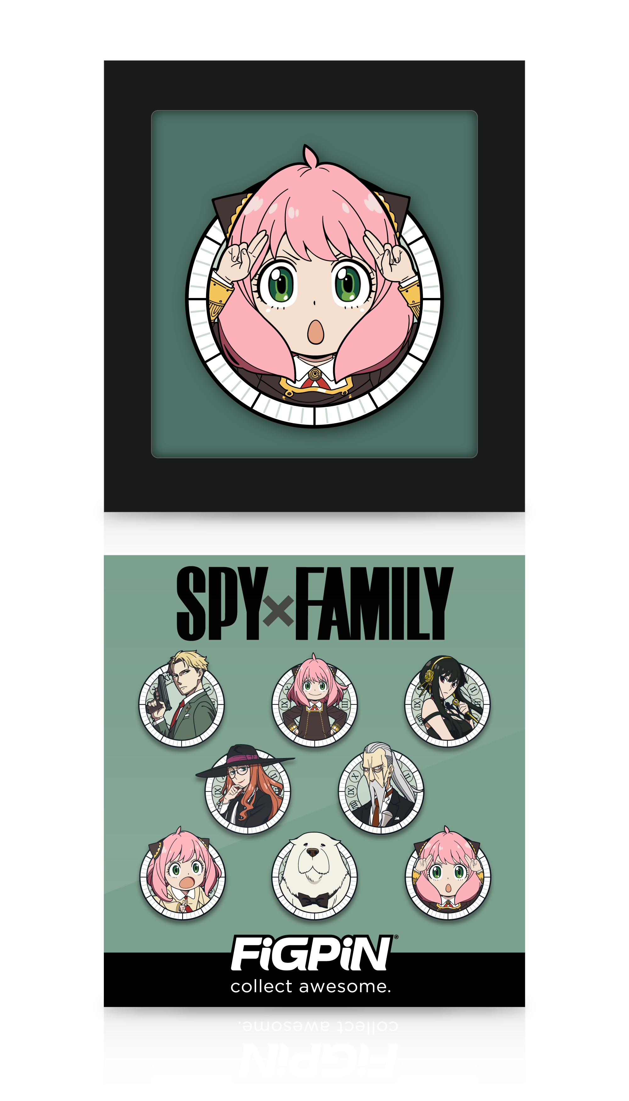 FiGPiN Spy x Family Mystery 3-in Collectible Enamel Pin Series 1