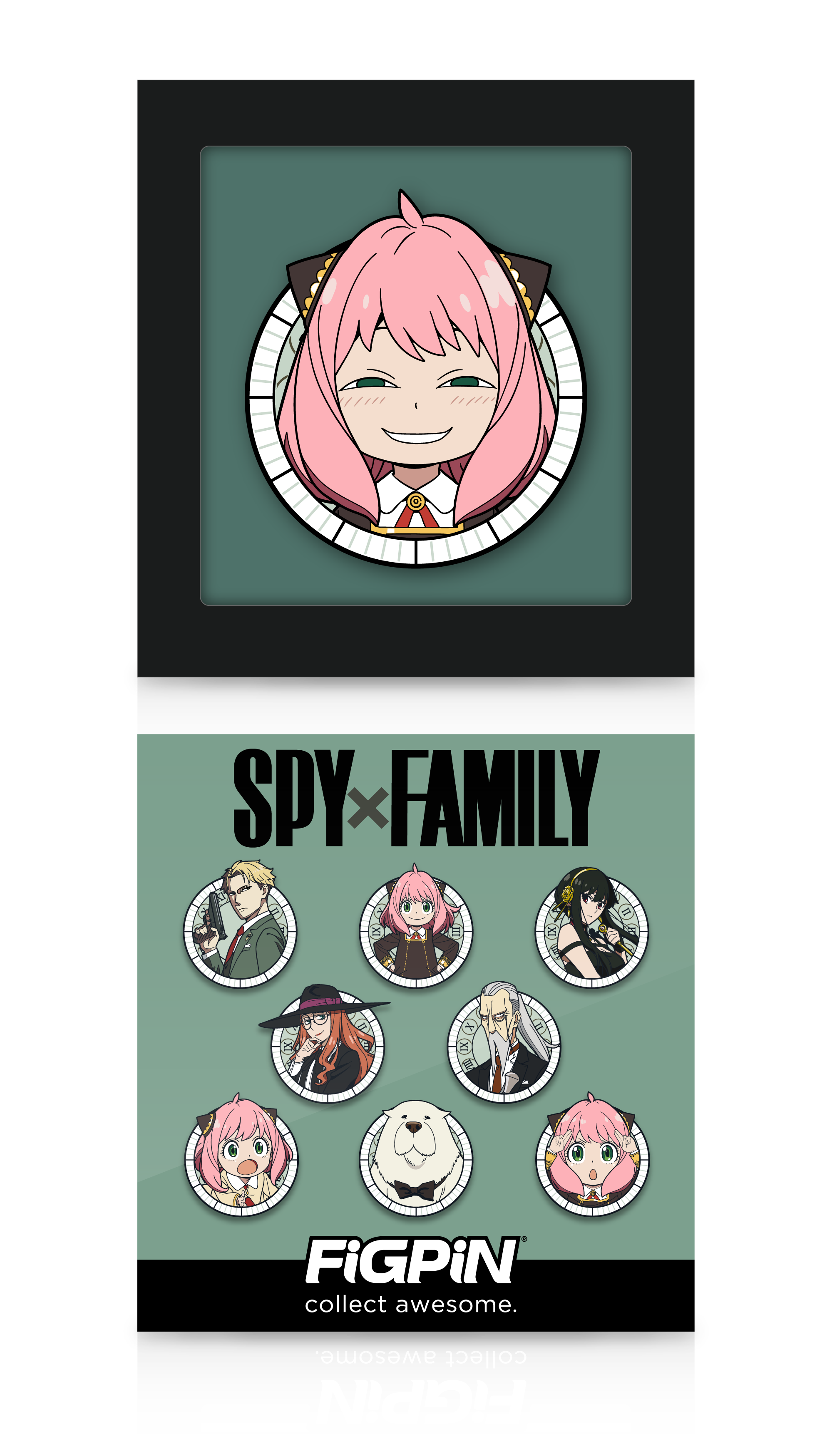 FiGPiN Spy x Family Mystery 3-in Collectible Enamel Pin Series 1