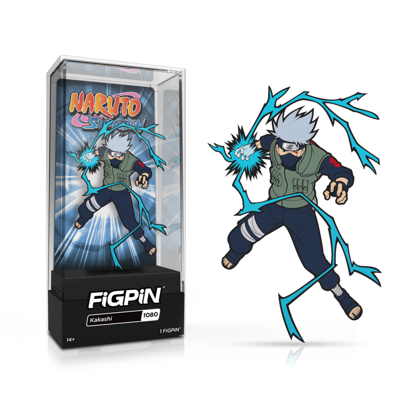 FiGPiN Naruto Kakashi Hatake Collectible Enamel Pin - Glitter Variant Exclusive