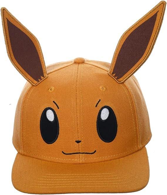 Pokemon Eevee 3D Cosplay Pre-Curved Snapback Hat