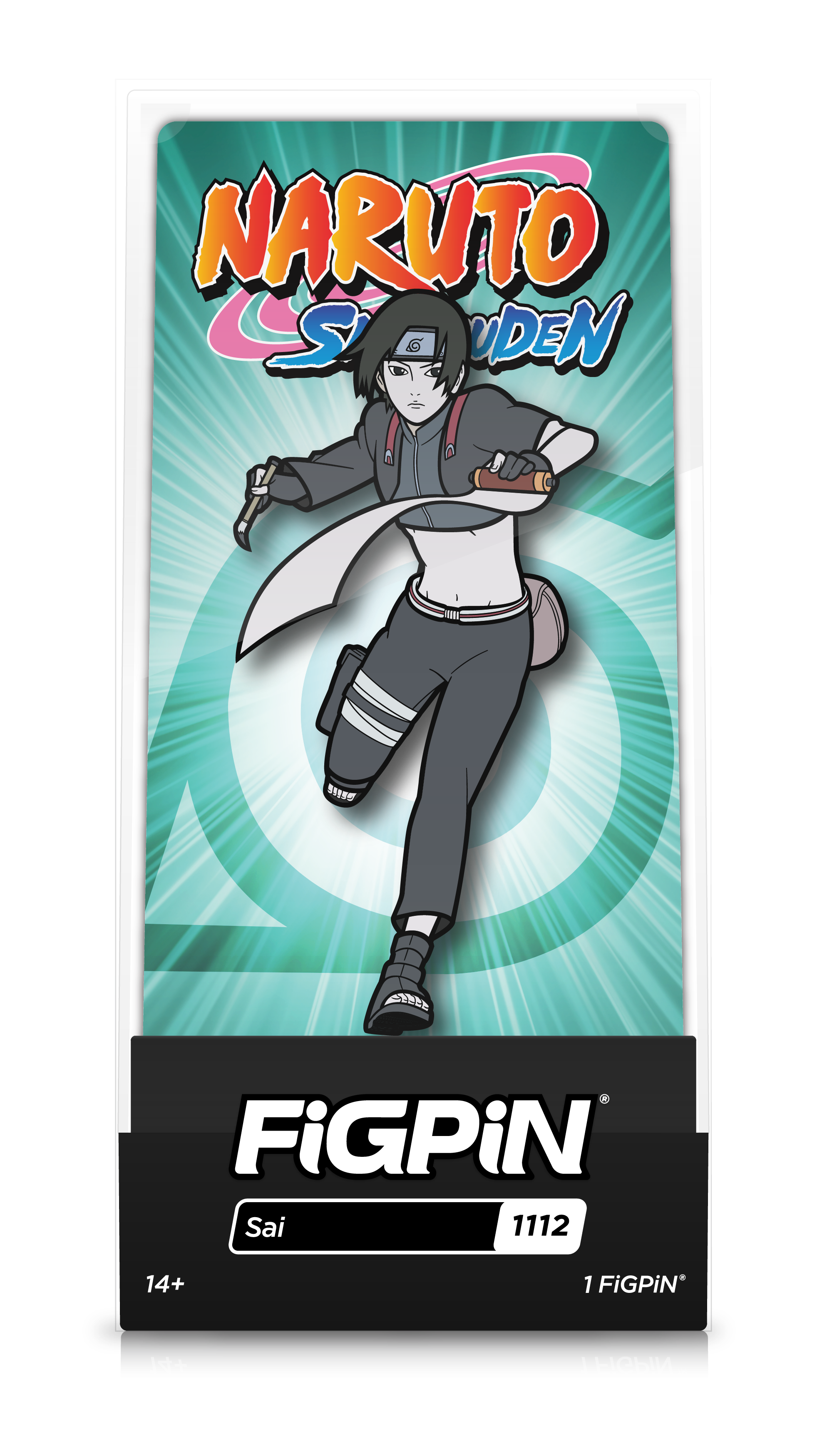 FiGPiN Naruto Shippuden Sai 3-in Collectible Enamel Pin GameStop Exclusive