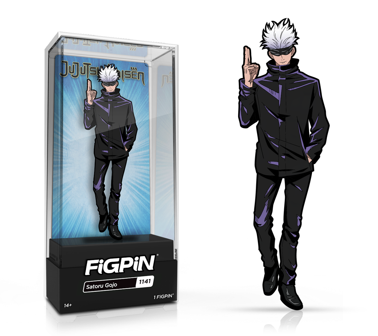 FiGPiN Jujutsu Kaisen Satoru Gojo Collectilbe Enamel Pin