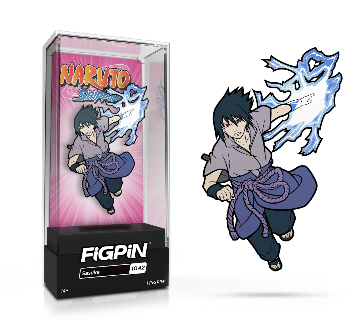 Naruto Shippuden Sasuke Version 2 FiGPiN Classic Enamel Pin – Strictly  Animez