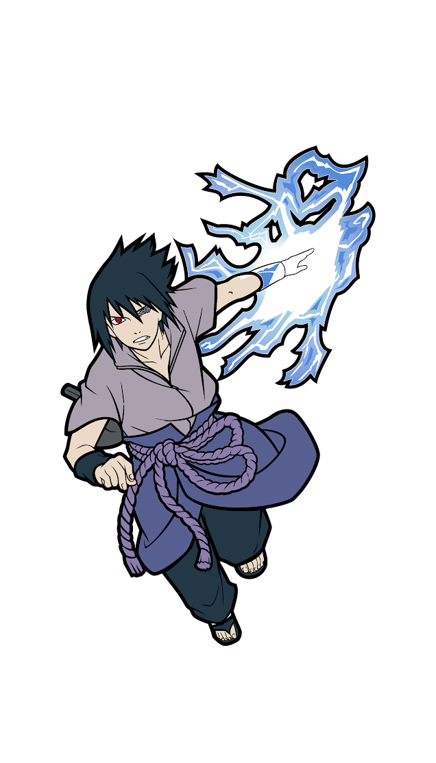 FiGPiN Naruto Sasuke Uchiha Collectible Enamel Pin