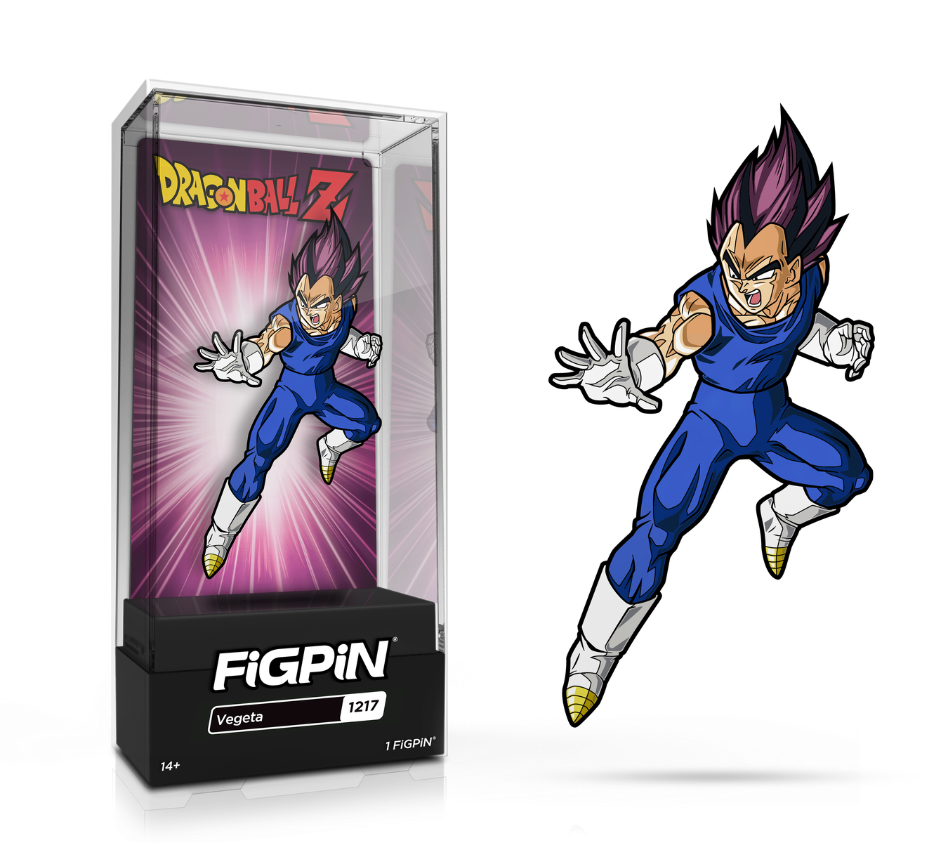 FiGPiN Dragon Ball Z Vegeta 3-in Collectible Enamel Pin