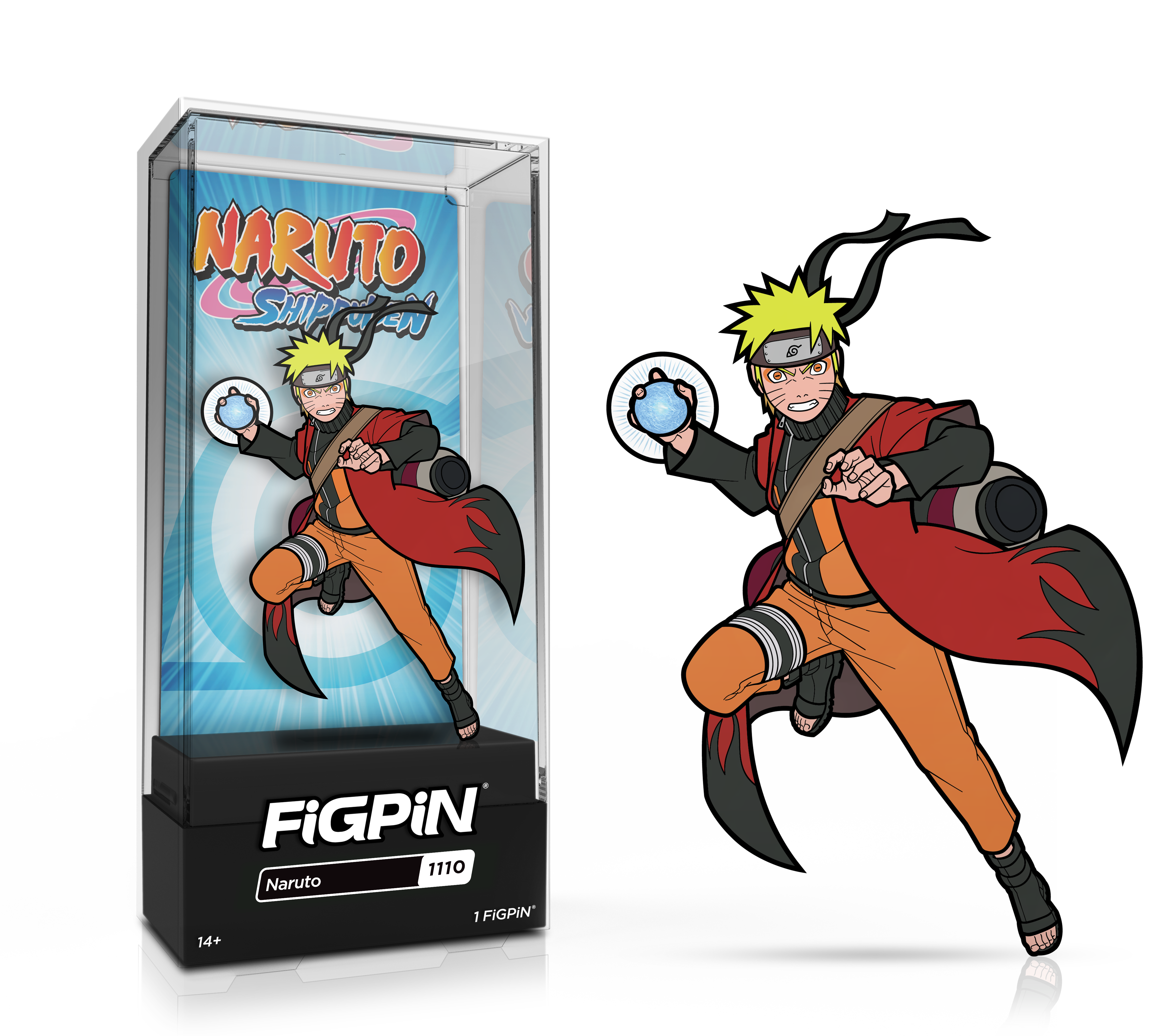 FiGPiN Naruto Shippuden Naruto Sage Mode 3-in Collectible Enamel Pin
