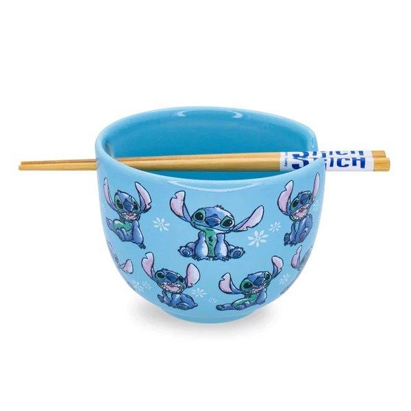 Disney Lilo and Stitch 20-oz Ramen Bowl and Chopstick Set