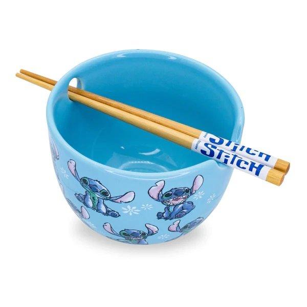 Disney Lilo and Stitch 20-oz Ramen Bowl and Chopstick Set