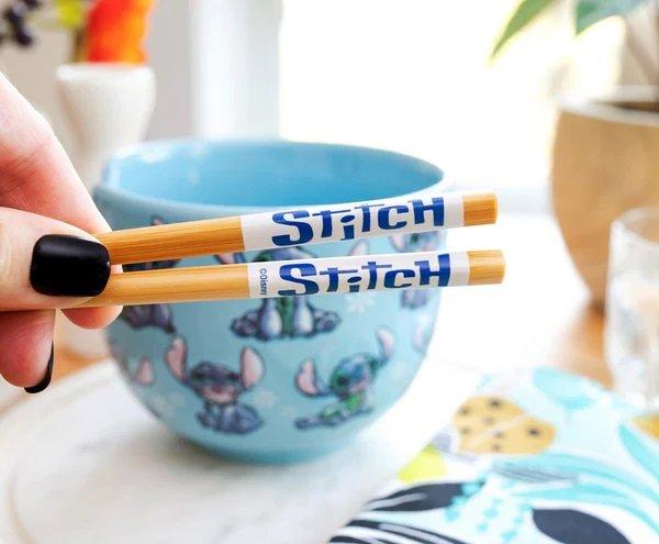 Disney Lilo and Stitch 20-oz Ramen Bowl and Chopstick Set