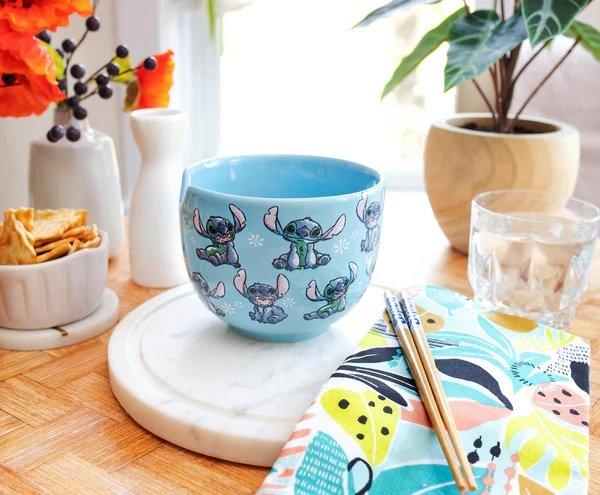 Disney Lilo and Stitch 20-oz Ramen Bowl and Chopstick Set