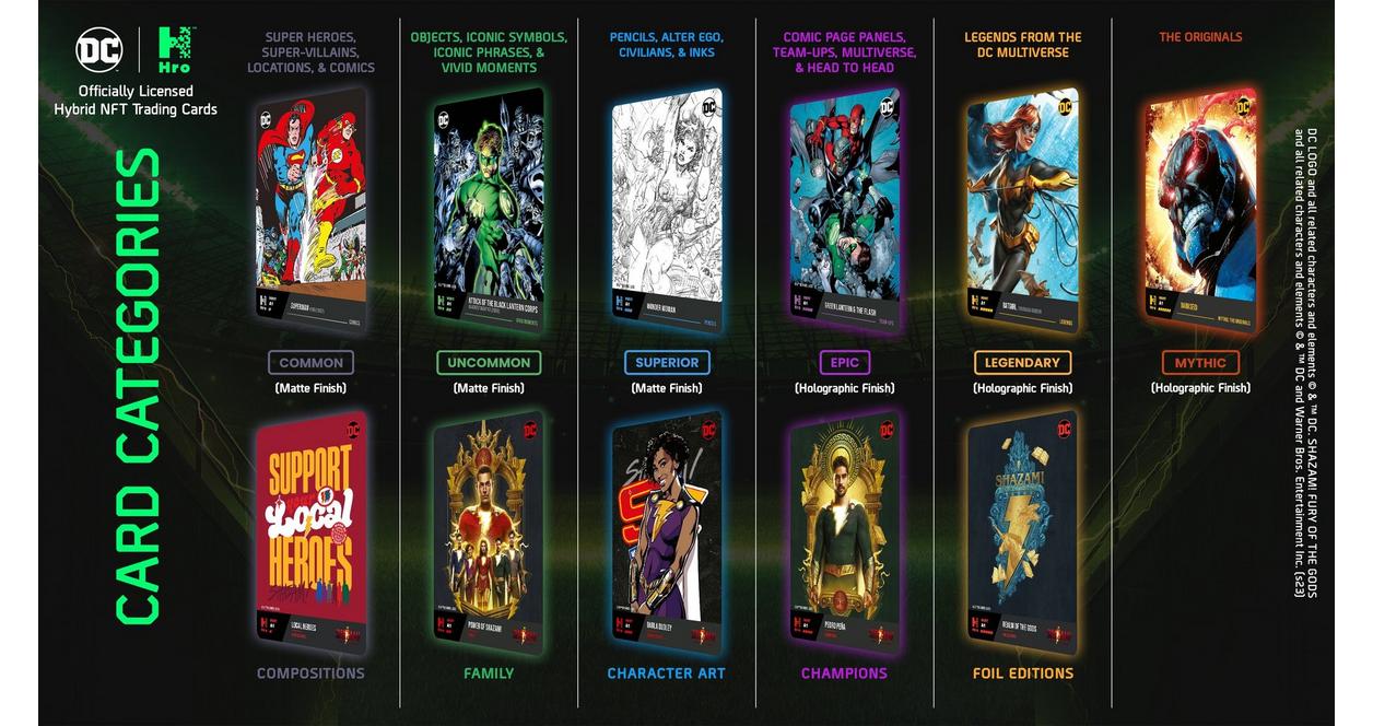 Hro Chapter 3 Shazam! Fury of the Gods NFT Trading Cards
